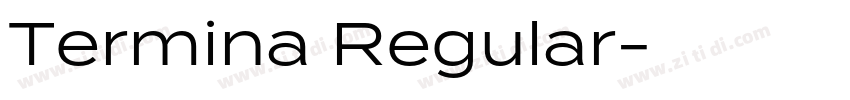 Termina Regular字体转换
